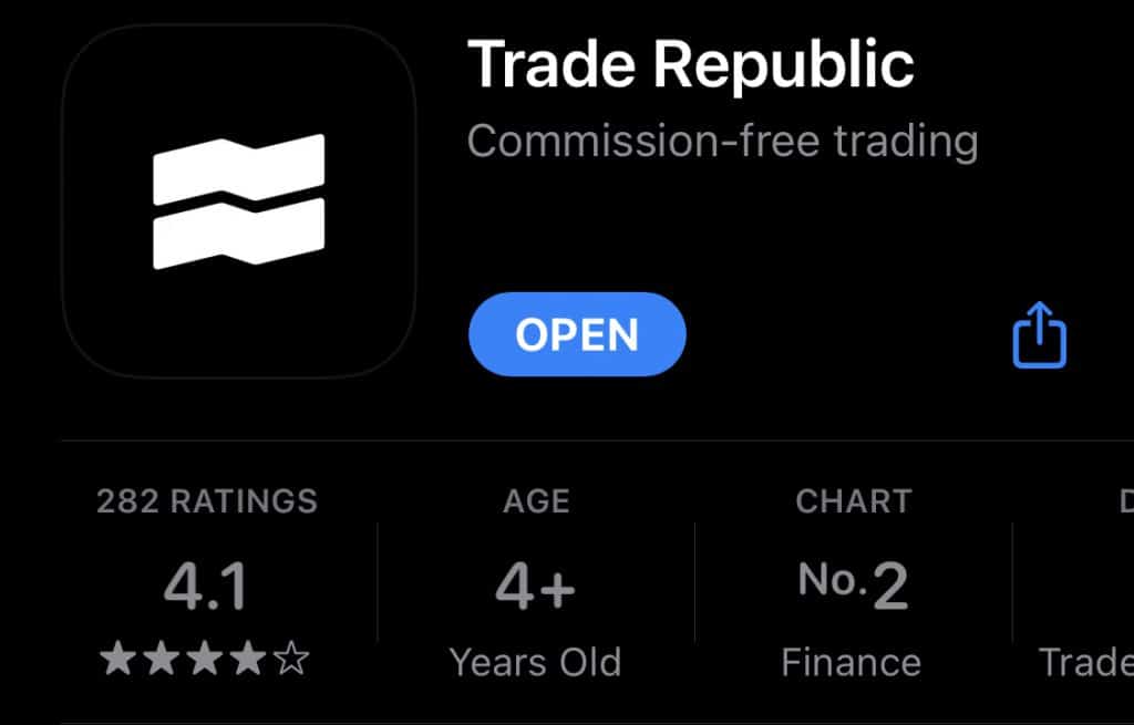 Questa è la app di Trade Republic da scaricare