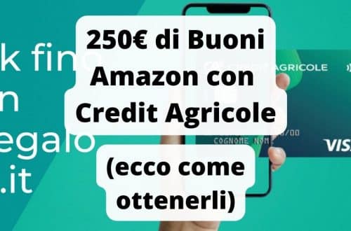 Buoni Amazon credit agricole