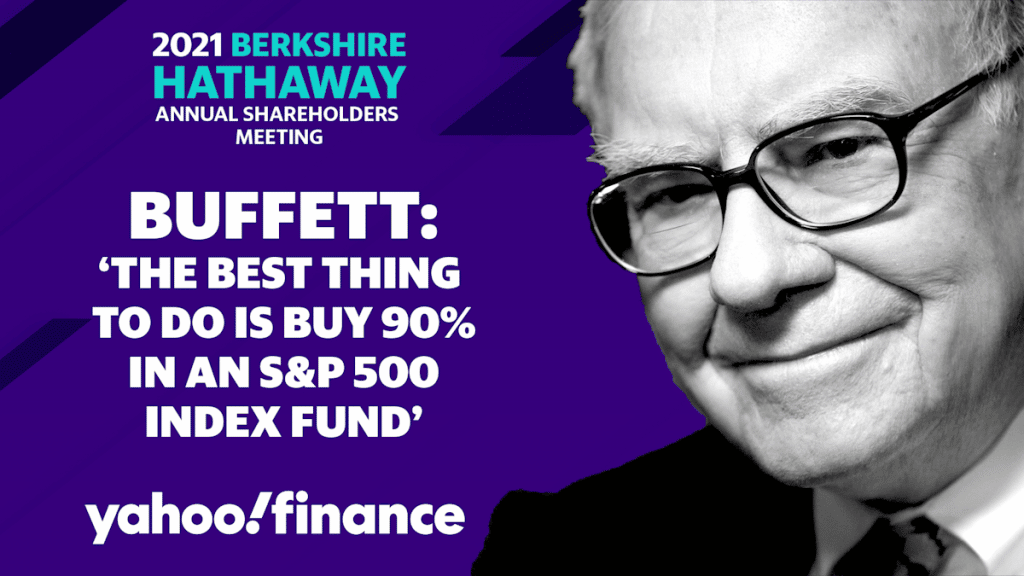 Warren Buffet consiglia l'investimento nel S&P500