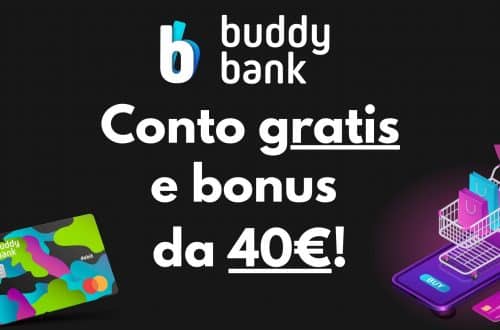 Bonus da 40€ con Buddybank