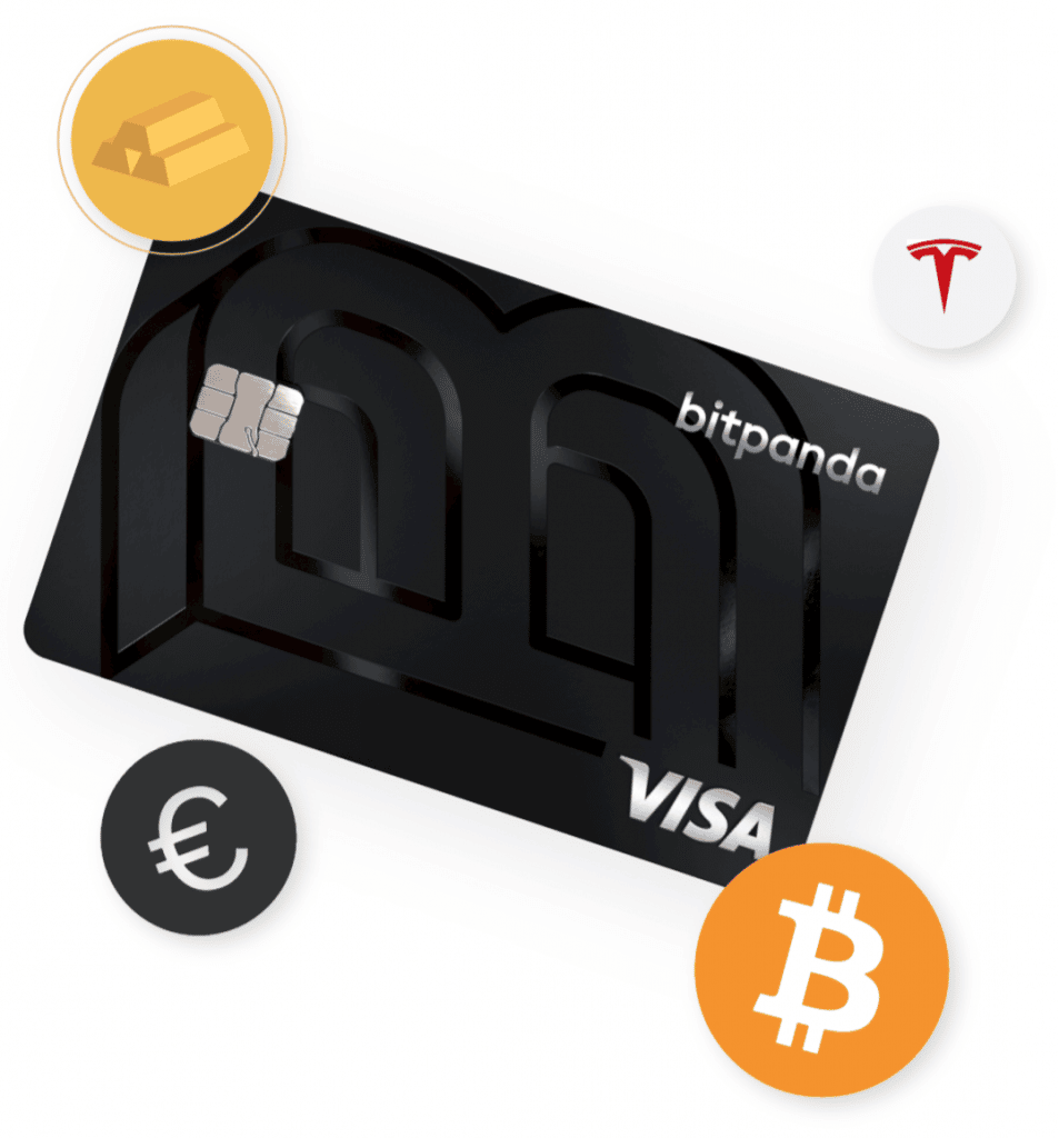 La carta di debito VISA di Bitpanda