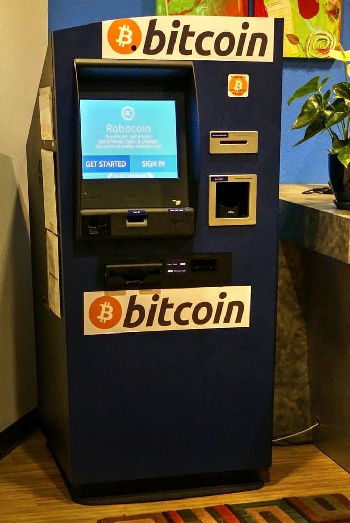 ATM di Bitcoin per riceverli pagando in contanti
