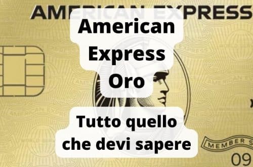 Carta di credito American Express Oro